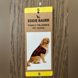 Eddie Bauer Plaid Pet Onesie SMALL